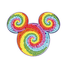 Load image into Gallery viewer, DIY Diamonds Mosaic Cup Cushion Anti-scald Wooden Cartoon Cup Mat for Kids Gifts