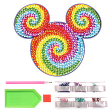 Load image into Gallery viewer, DIY Diamonds Mosaic Cup Cushion Anti-scald Wooden Cartoon Cup Mat for Kids Gifts