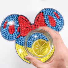 Load image into Gallery viewer, DIY Diamonds Mosaic Cup Cushion Anti-scald Wooden Cartoon Cup Mat for Kids Gifts