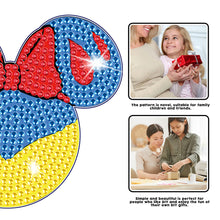 Load image into Gallery viewer, DIY Diamonds Mosaic Cup Cushion Anti-scald Wooden Cartoon Cup Mat for Kids Gifts