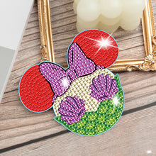 Load image into Gallery viewer, DIY Diamonds Mosaic Cup Cushion Anti-scald Wooden Cartoon Cup Mat for Kids Gifts