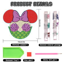 Load image into Gallery viewer, DIY Diamonds Mosaic Cup Cushion Anti-scald Wooden Cartoon Cup Mat for Kids Gifts