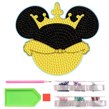 Load image into Gallery viewer, DIY Diamonds Mosaic Cup Cushion Anti-scald Wooden Cartoon Cup Mat for Kids Gifts