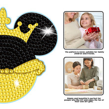 Load image into Gallery viewer, DIY Diamonds Mosaic Cup Cushion Anti-scald Wooden Cartoon Cup Mat for Kids Gifts