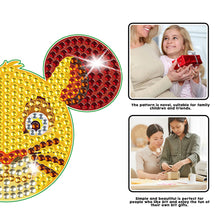 Load image into Gallery viewer, DIY Diamonds Mosaic Cup Cushion Anti-scald Wooden Cartoon Cup Mat for Kids Gifts