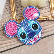 Load image into Gallery viewer, DIY Diamonds Mosaic Cup Cushion Anti-scald Wooden Cartoon Cup Mat for Kids Gifts