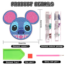 Load image into Gallery viewer, DIY Diamonds Mosaic Cup Cushion Anti-scald Wooden Cartoon Cup Mat for Kids Gifts