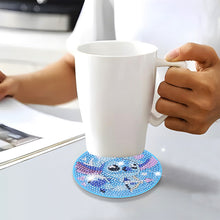 Load image into Gallery viewer, DIY Diamonds Painting Coaster with Rack Woody Cartoon Cup Mat Home Accessories