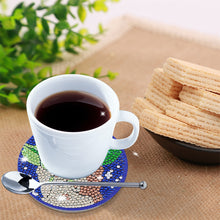 Load image into Gallery viewer, DIY Diamonds Painting Coaster with Rack Woody Cartoon Cup Mat Home Accessories