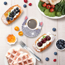 Load image into Gallery viewer, DIY Diamonds Painting Coaster with Rack Woody Cartoon Cup Mat Home Accessories