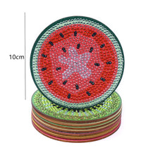 Load image into Gallery viewer, DIY Diamonds Painting Coaster with Rack Woody Cartoon Cup Mat Home Accessories