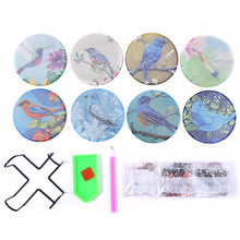 Load image into Gallery viewer, DIY Diamonds Painting Coaster with Rack Woody Cartoon Cup Mat Home Accessories