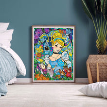 Load image into Gallery viewer, Diamond Painting - Partial Special Shaped - Princess Cinderella (30*40cm)