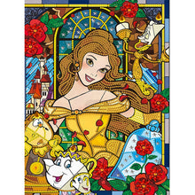 Load image into Gallery viewer, Diamond Painting - Partial Special Shaped - Princess Belle (30*40cm)