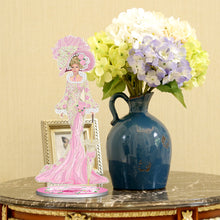 Load image into Gallery viewer, DIY Diamonds Painting Table Ornament European Lady Pattern Acrylic for Kids Gift