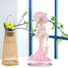 Load image into Gallery viewer, DIY Diamonds Painting Table Ornament European Lady Pattern Acrylic for Kids Gift