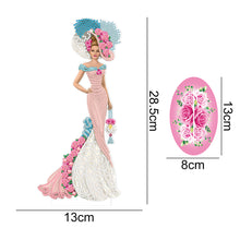 Load image into Gallery viewer, DIY Diamonds Painting Table Ornament European Lady Pattern Acrylic for Kids Gift