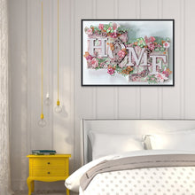 Load image into Gallery viewer, Diamond Painting - Partial Special Shaped - HOME (40*30CM)