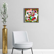 Load image into Gallery viewer, Diamond Painting - Full Round - Christmas Disney Mickey Minnie (30*30CM)