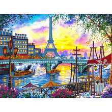 Load image into Gallery viewer, Diamond Painting - Partial Special Shaped - eiffel tower (40*30CM)