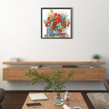 Load image into Gallery viewer, Diamond Painting - Partial Special Shaped - colorful vase (30*30CM)