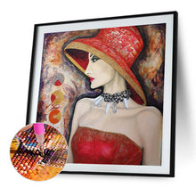 Load image into Gallery viewer, Diamond Painting - Full Round - temperament woman (30*30CM)