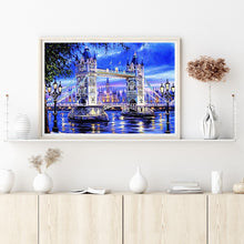 Load image into Gallery viewer, Diamond Painting - Full Round - lighthouse house by the sea (50*40CM)