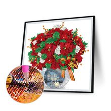 Load image into Gallery viewer, Diamond Painting - Partial Special Shaped - exquisite vase bouquet (30*30CM)