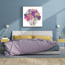 Load image into Gallery viewer, Diamond Painting - Partial Special Shaped - exquisite vase bouquet (30*30CM)