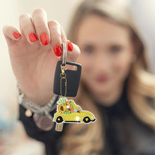 Load image into Gallery viewer, 12pcs Diamonds Painting Keychain Art Crafts DIY Cartoon Key Ring Bag Accessories