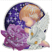 Load image into Gallery viewer, Diamond Painting - Partial Special Shaped - angel child (30*30CM)