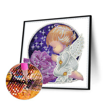 Load image into Gallery viewer, Diamond Painting - Partial Special Shaped - angel child (30*30CM)