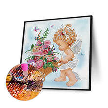 Load image into Gallery viewer, Diamond Painting - Partial Special Shaped - angel child (30*30CM)