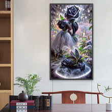 Load image into Gallery viewer, Diamond Painting - Full Round - Black Rose (40*70CM)