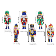 Load image into Gallery viewer, Nutcracker DIY Diamonds Painting Keychain Special-shaped Drill Art Crafts (T-43)
