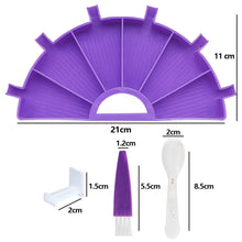 Load image into Gallery viewer, Purple DIY Multifunctional Diamond AccessoriesTool Set for 5D Diamond Embroidery