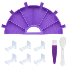 Load image into Gallery viewer, Purple DIY Multifunctional Diamond AccessoriesTool Set for 5D Diamond Embroidery
