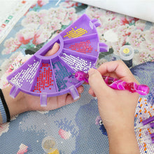 Load image into Gallery viewer, Purple DIY Multifunctional Diamond AccessoriesTool Set for 5D Diamond Embroidery