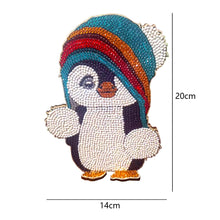 Load image into Gallery viewer, DIY Penguin Table Ornament Art Crafts Wooden Single Sided Home Decor (GH018)