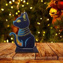 Load image into Gallery viewer, DIY Cat Table Ornament Art Crafts Wooden Single Sided Home Decoration (GH020)
