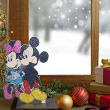 Load image into Gallery viewer, DIY Mickey MinneTable Ornament Art Crafts Wooden Single Sided Home Decor (GH021)