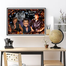 Load image into Gallery viewer, Diamond Painting - Full Round - Johnny Alliday (40*30CM)