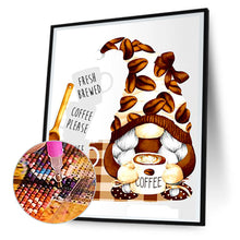 Load image into Gallery viewer, Diamond Painting - Full Round - coffee bean gnome (30*40CM)