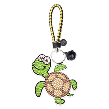 Load image into Gallery viewer, 6pcs Tortoise Car Keychain Art Craft DIY Handmade Double Sided for Gifts (YS145)