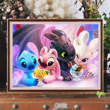 Load image into Gallery viewer, Diamond Painting - Full Round - Stitch and Toothless (40*30CM)