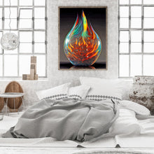 Load image into Gallery viewer, Diamond Painting - Full Round - glass fire sculpture (30*40CM)
