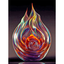 Load image into Gallery viewer, Diamond Painting - Full Round - glass fire sculpture (30*40CM)