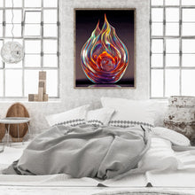 Load image into Gallery viewer, Diamond Painting - Full Round - glass fire sculpture (30*40CM)