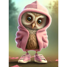 Load image into Gallery viewer, Diamond Painting - Full Round - little owl (30*40CM)
