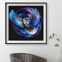 Load image into Gallery viewer, Diamond Painting - Full Round - star owl (30*30CM)